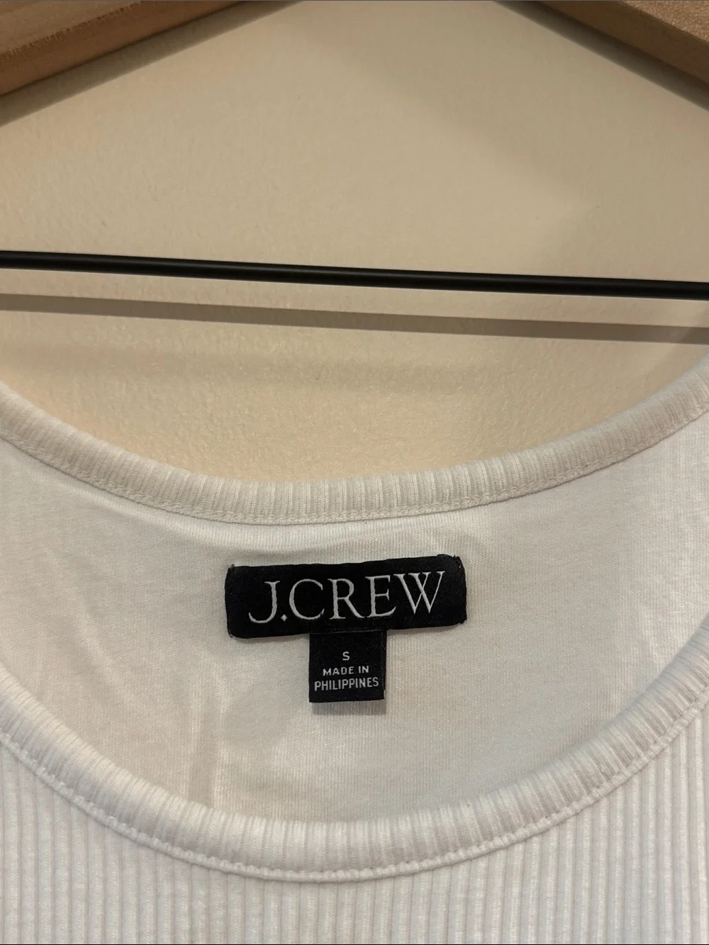 J. Crew Perfect Rib Scoopneck Tank Size S
